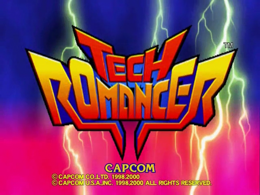 Tech Romancer title screen for Sega Dreamcast